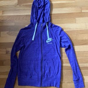Nike Womens Zipper Sweatshirt Size S
